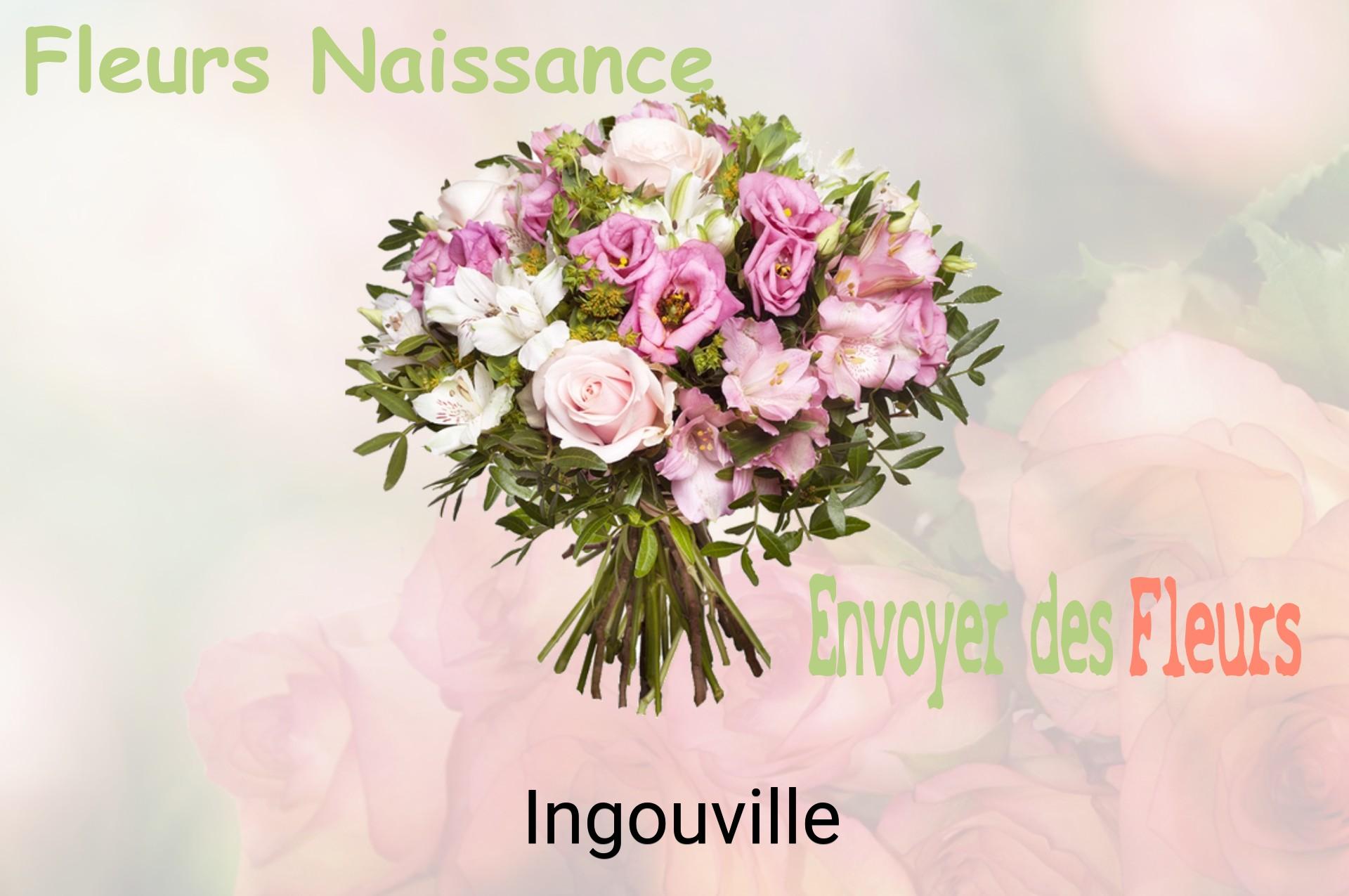 Bouquet de fleurs de naissance livré à Ingouville